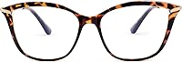 Vista 8 de FEISEDY - Gafas con bloqueo de luz azul para computadora, para mujer y hombre, marco Cateye TR90 B2772