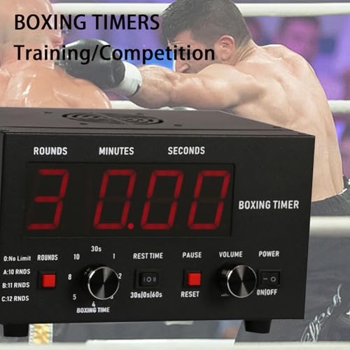 Boxing Interval Timer Profesional con Pantalla LED Azul miniatura 2