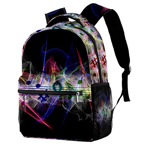 Sac à dos pour femme spacieux pour voyager léger avec clé de musique