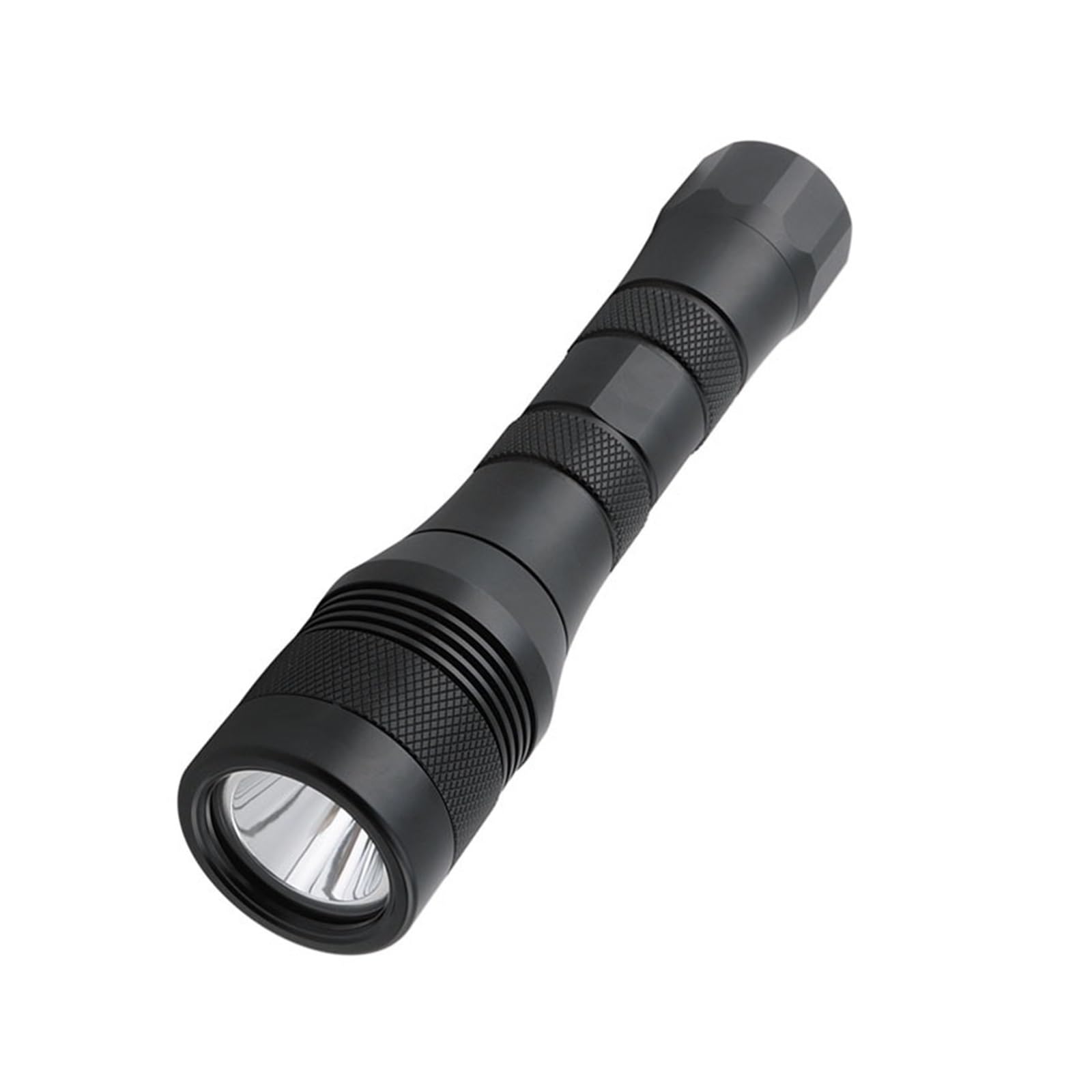 Latarka do nurkowania, Latarka do nurkowania L2 LED 1050LM pojedynczy plik IP68 podwodna latarka 150M 18650 lampa nurkowa latarnia do sportów podwodnych(No Battery)
