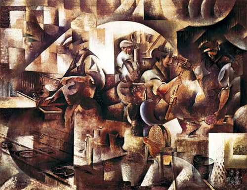 Tableau la Forge de Baranoff Rossine impression sur toile 60x90cm