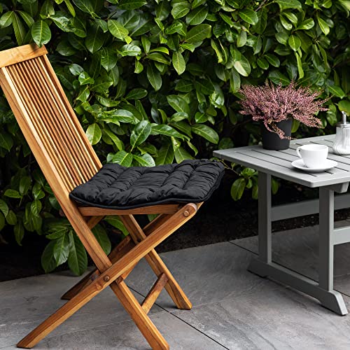 Navaris Heizkissen Wärmekissen - 45 x 45 x 3,5 cm - 3 Heizstufen - Heizmatte mit USB-Anschluss - beheizbares Kissen elektrisch - Schwarz