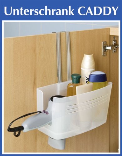 Preisvergleich Produktbild Wenko Unterschrank Caddy - Fönhalter - Badregal - Badablage - Haartrocknerhalter