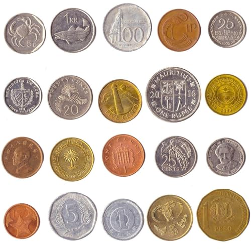 Île Nations collection pièces fantaisie, 20 jetons souvenir, pays îles souveraines