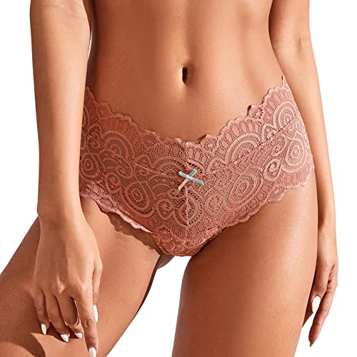 Logotipo de letra personalizado Tangas a rayas de cintura baja sin mostrar Bikini Tangas personalizadas Ropa interior para mujer Bragas Tanga de algodón, Rosa., M