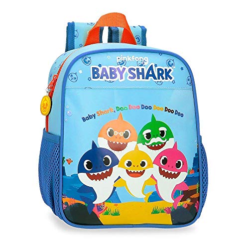Joumma Mochila 25CM. Baby Shark, Juventud Unisex, Multicolor (Multicolor), 25 cm