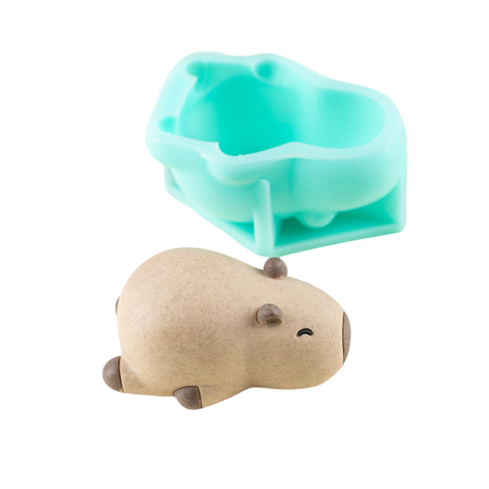 Pjeghbvop Sturdy Blancmange Silicone Moulds, Innovative Capybaras Blankmange and Dessert Treat for Hobby Bakers, Capybaras