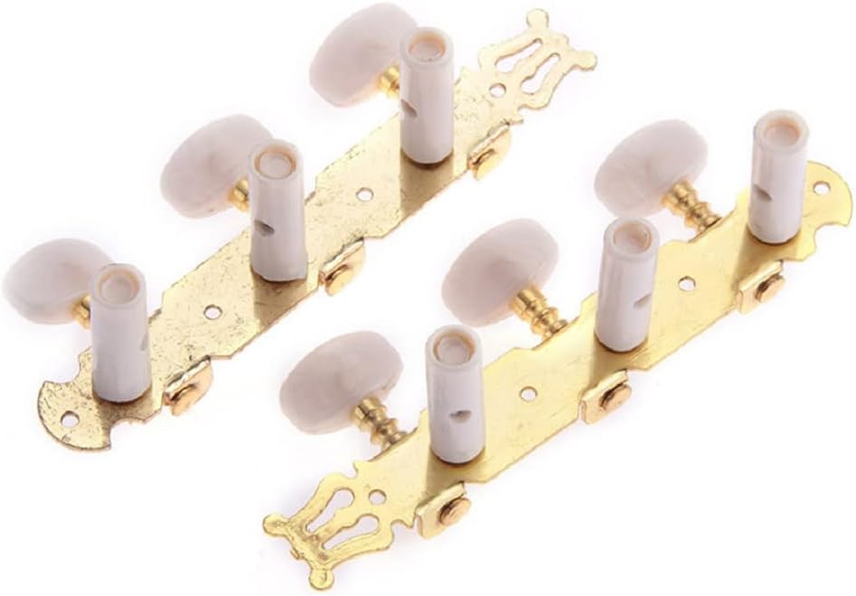 GOSONO 1 pair Left Right 3L3R Professional Guitar Classical Guitar String Tuning Pegs Machine Heads Tuners Keys Part Parts Accessories (3L3R Classical Original color) : Musical Instruments