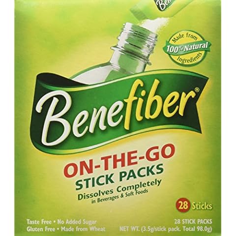 Benefiber Unflavored Sticks, 28 Count (Pack of 2) Cover