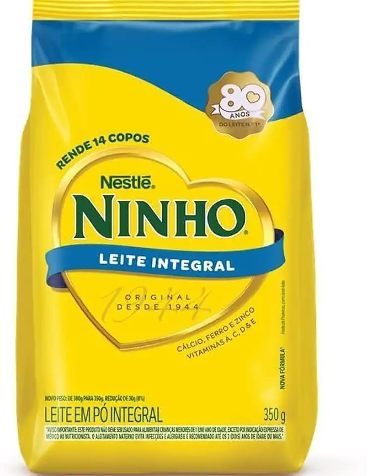 Leite Integral em Pó NINHO® Sachê 350g