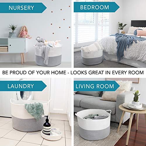 22" x 14" Ruby Rope Basket