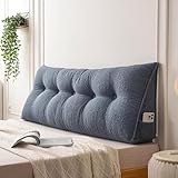 headboard reading light with dimmer Diseño – Este soporte de cuña superior proporciona excelente respaldo y soporte, lo que permite que te resulte muy cómodo al leer y ver TV. La almohada Daybed cuenta con concisa que mejora su aspecto 3D y añade un toque moderno a cualquier espacio. Ya sea colocado en tu cama, sofá, o día a día, esta almohadilla de cabeza eleva la estética de tu sala de estar, habitación o dorm