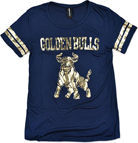 Big Boy JCS Golden Bulls Ladies Jersey Tee [Navy Blue - M] - ID#148133