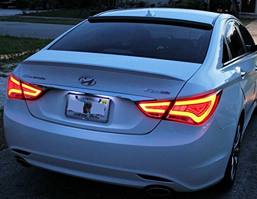 Mostplus Led Tail Lights Compatible For 2011 2012 2013 2014 Hyundai Sonata 6Th Gen Sedan Brake Smoke Lens Lightbar Lh+Rh #TOP6