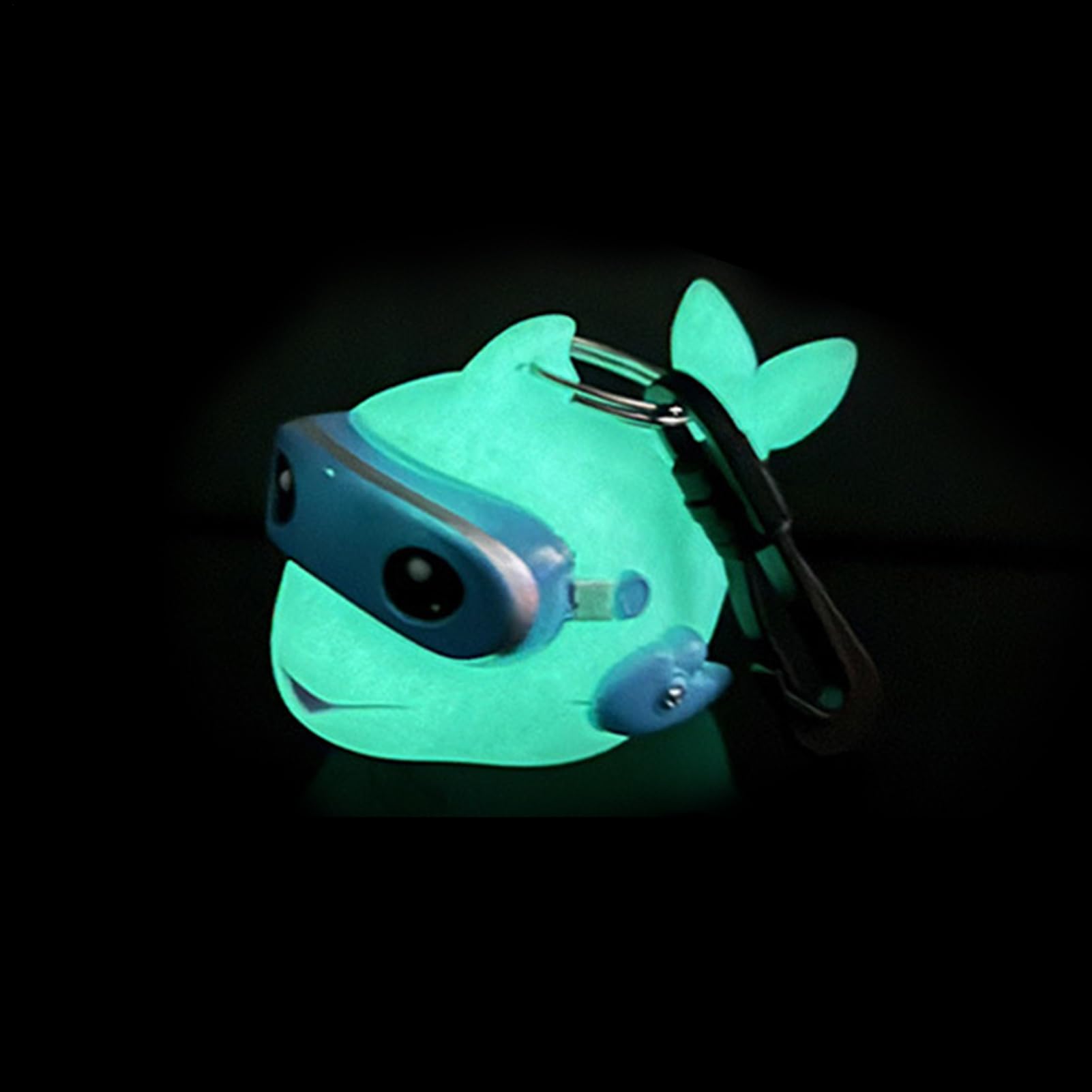 Protector de extremo de snorkel con funda de delfín y clip para regulador de buceo 8