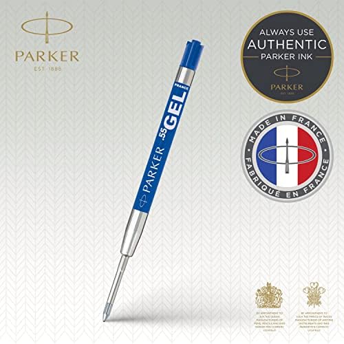 Parker Quink 2020761 Wkład do Długopisu, Niebieski, 1 Sztuka