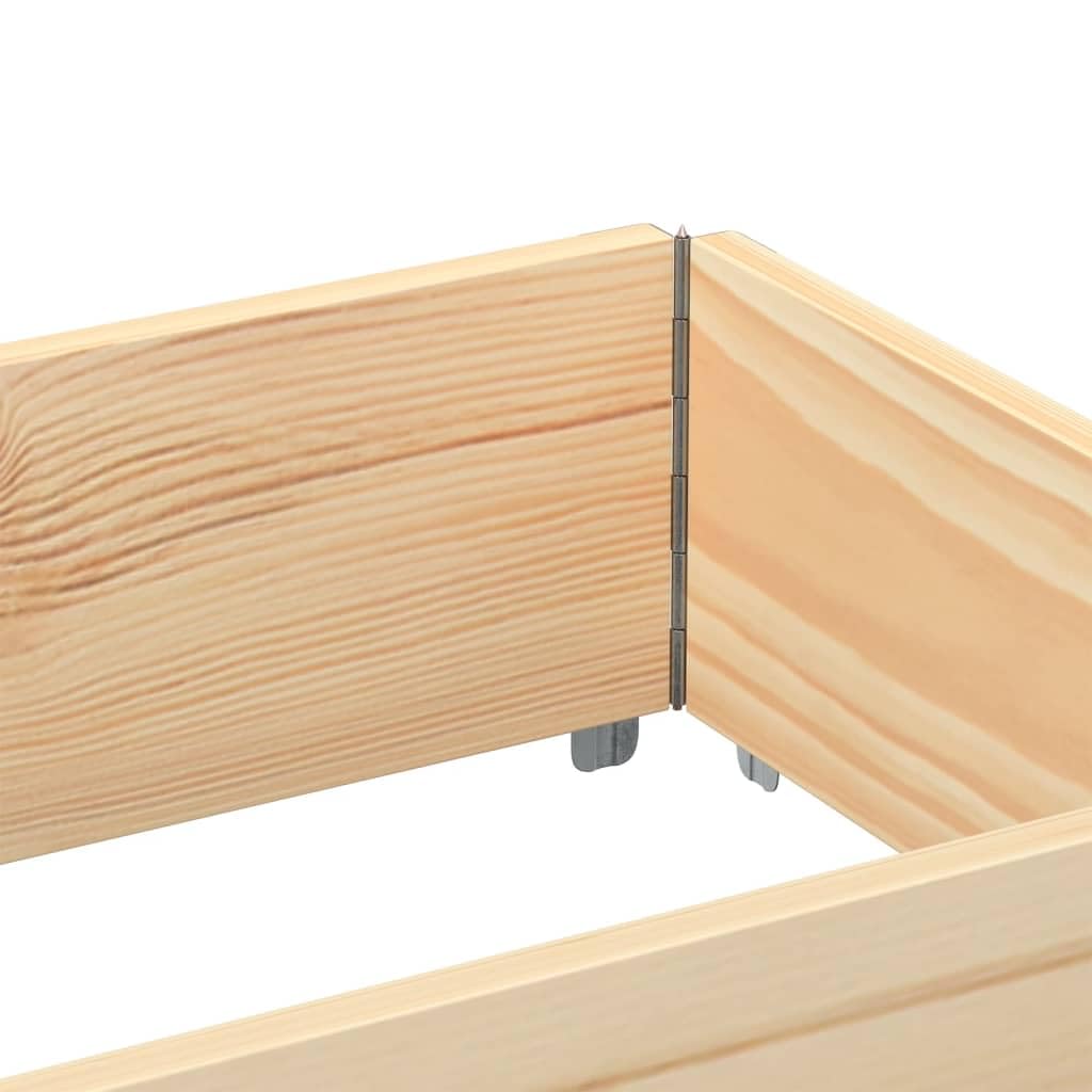Paretali per Pallet 3 pz 150x50 cm in Legno Massello di Pino, Movimentazione di Materiali,Pianali di carico e Pallet, 30.64kg-3295378