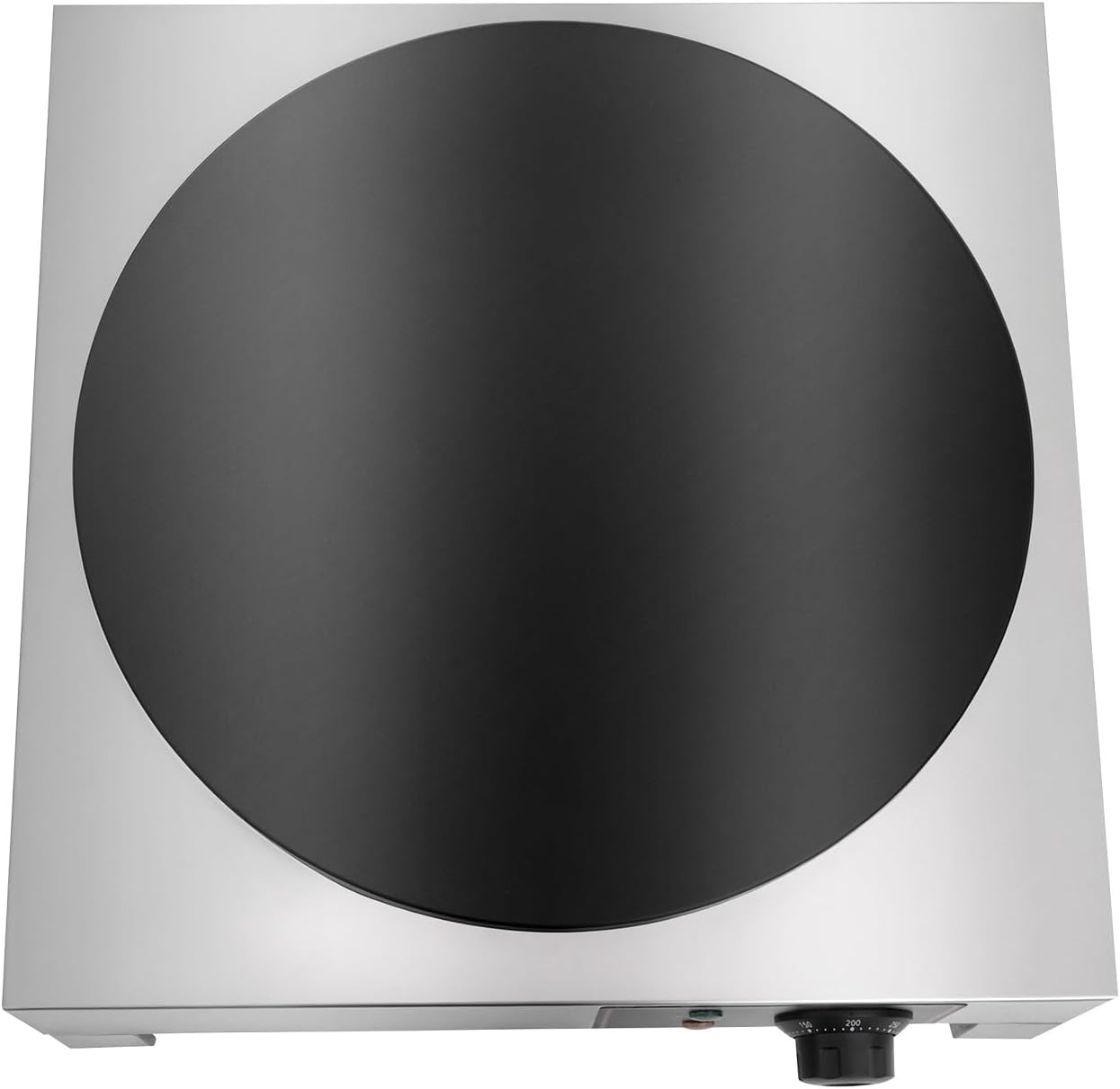 Máquina eléctrica para crepes, sartén eléctrica para crepes, plancha antiadherente de 15.75 pulgadas con temperatura ajustable, perfecta para