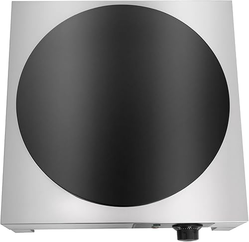 Máquina eléctrica para crepes, sartén eléctrica para crepes, plancha antiadherente de 15.75 pulgadas con temperatura ajustable, perfecta para