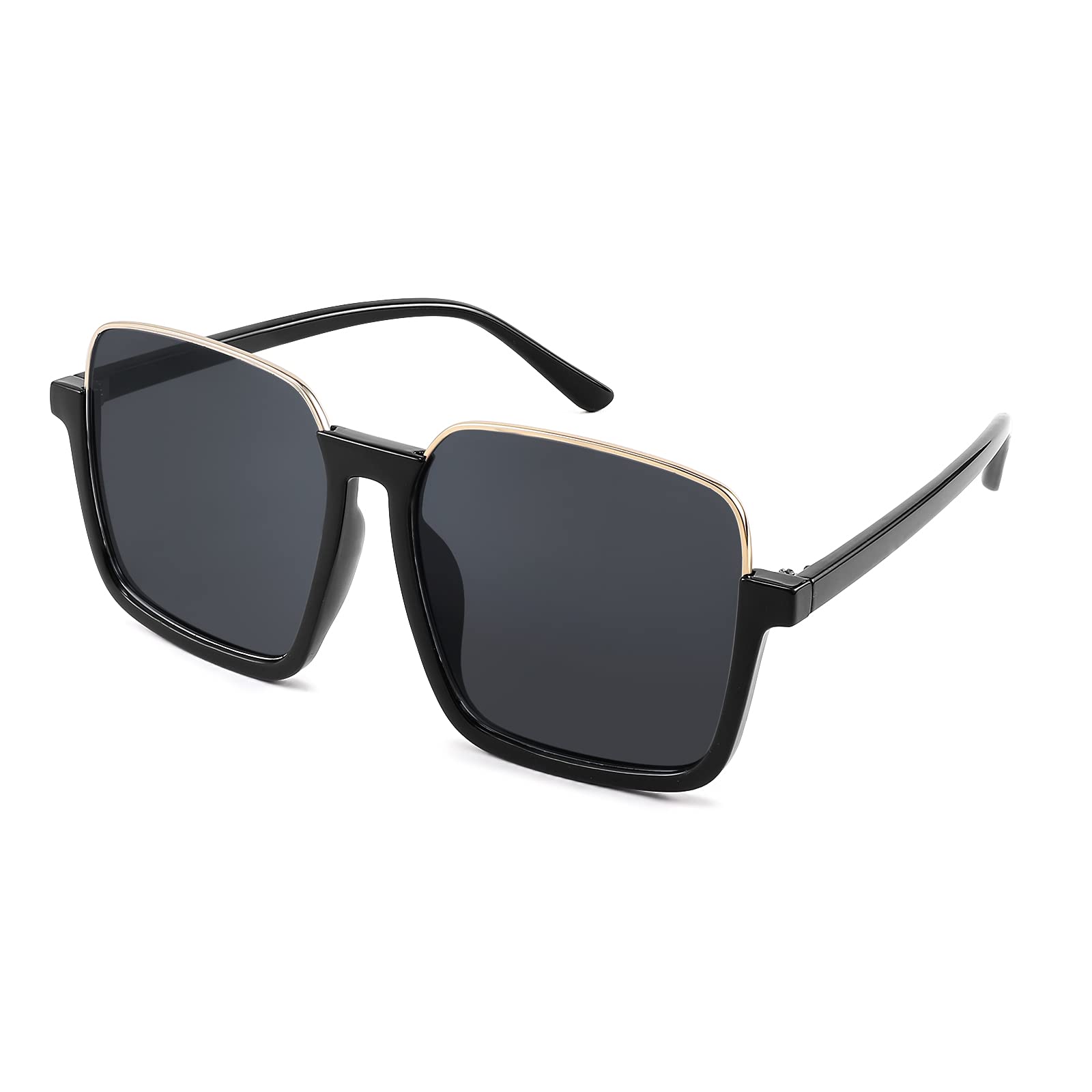 YuJian Square Womens Men Sunglasses Oversized