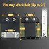 TapeGrip | Universal Brand Tape Measure Clip - Compatiple with Milwaukee/Stanley Tape Measure Holder for Belt | Compatiple with Craftsman, Makita, Ryobi | 2 Heavy-Duty Belt Hook