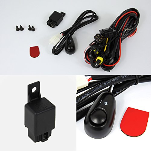 AKKON - For Chrysler 300 Dodge Dakota Durango Jeep Grand Cherokee Smoke Driving Fog Lights with Bulbs/Bezel