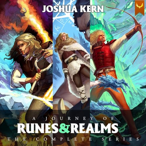 『A Journey of Realms & Runes: The Complete LitRPG Series』のカバーアート