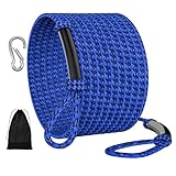 Durabilité résistante à la rouille : cette corde de remorquage pour bateau combine une construction composite multicouche avec des matériaux à haute résistance pour assurer une excellente capacité de charge et une résistance à la rouille en eau salée et en eau douce, une durabilité inégalée pendant l'utilisation.