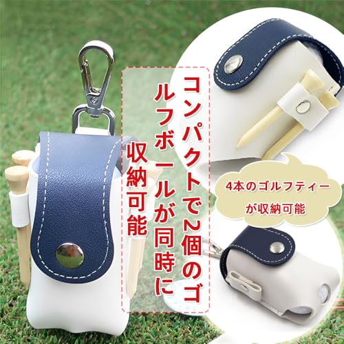 Renjzle ゴルフボールケース ブルー
