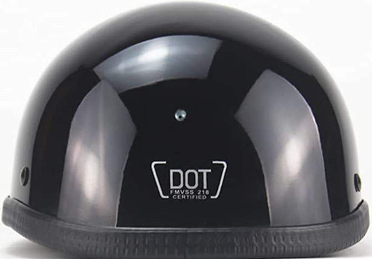 Halbschale Jet-Helm,ECE-Zertifiziert Retro Motorrad Halbhelm Brain-Cap Roller-Helm Scooter-Helm Für Männer Und Frauen Halbschalehelm Fahrrad Cruiser Chopper Moped Roller