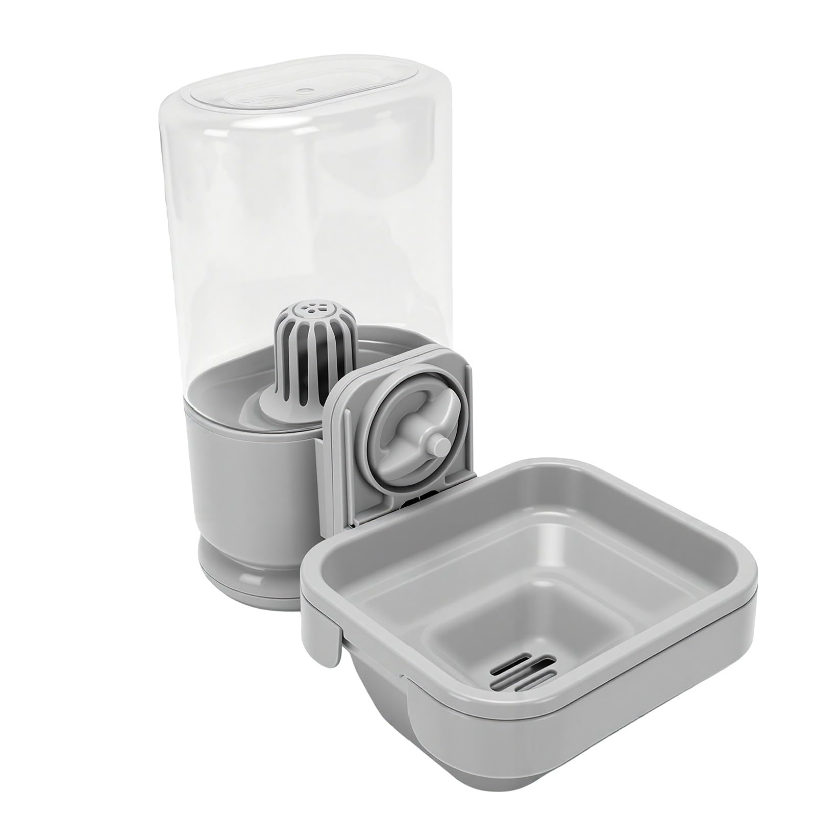 Distributeur d'eau automatique cage chat Luocute gris 750ml