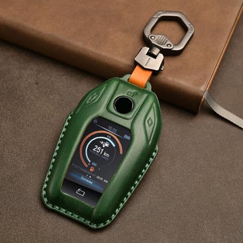 Funda para llave BMW de cuero auténtico, estilo elegante para Series 5 y 7 3