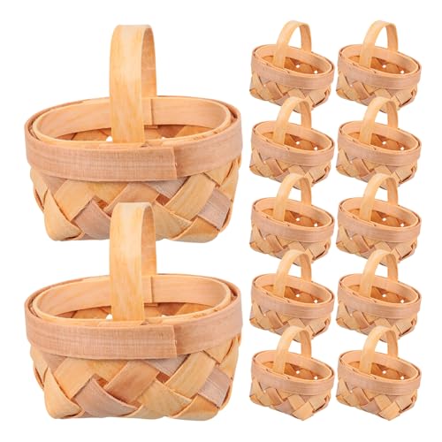 Mini paniers en bois tressés à la main et résistants Cabilock de qualité supérieure