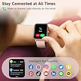 Smart Watches for Women - Answer/Make Calls, Alexa Built-in, 1.8" HD Ladies Smartwatch with Heart Rate/SpO2/Sleep Monitor, IP68 Waterproof, Fitness Watch for iPhone/Samsung/Android, 100+ Sports - Image 2