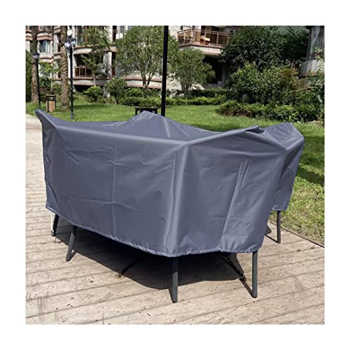 Juego de fundas impermeables para muebles de patio y terraza, tela de poliéster resistente que protege contra la lluvia, la nieve, el polvo y el viento, ideal para juegos de conversación de sillas de