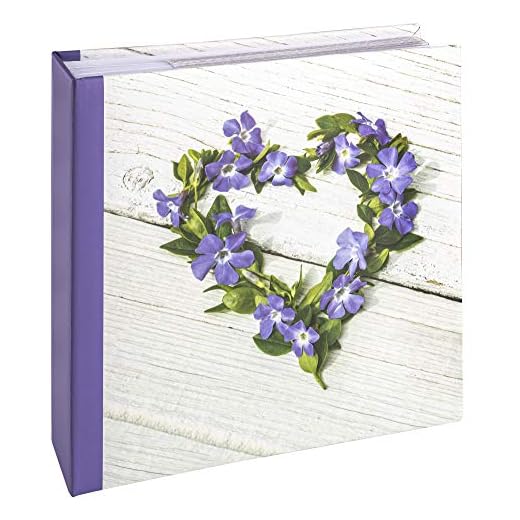 Walther design Hjärtan V fotoalbum, färgglad, 200 bilder 10 x 15 cm