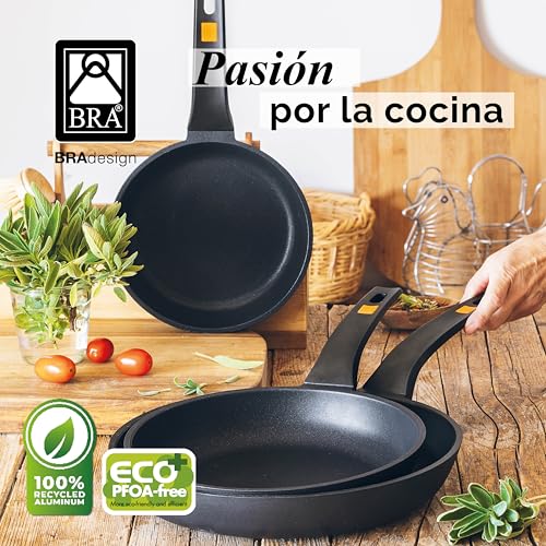 Miniatura 5 de Bra Efficient Sartén 24 Cm, Aluminio Fundido Con Antiadherente, Apta Para Todo Tipo De Cocinas Incluida Inducción, Libre De Pfoa