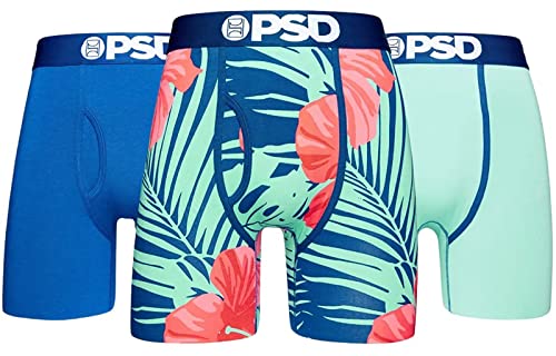 Psd Men's Tropical Modal 3-Pack Boxer Briefs, Multi, Xxl #TOP13
