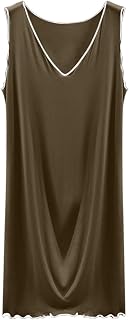Vestidos libres, camiseta de verano para mujer, camisón cómodo con cuello redondo, estampado holgado, ropa de dormir para el hogar, vestido informal para mujer, vestido de dormir de invierno