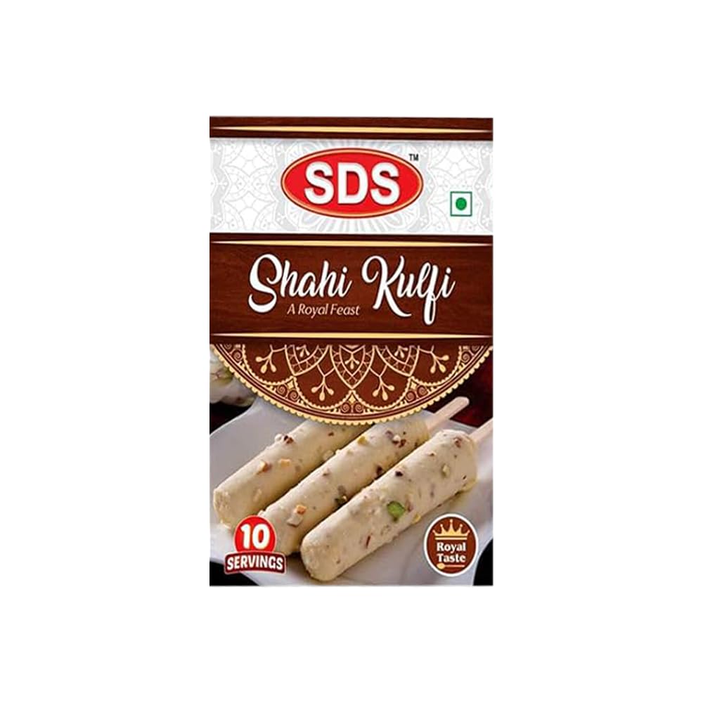 SDS Shahi Kulfi – Royal Indian Frozen Dessert Treat | 150g (Pack of 1) | Creamy & Nutty Traditional Kulfi with Rich Flavor | High in Protein | Perfect for Guilt-Free Indulgence-image-3