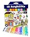 Produktbild KUNSTIFY Acrylstifte Marker Stifte Set, 18 Farben Wasserfest Paint Filzstift Folienstift Acrylic Malset Acryl für Steine bemalen Holz DIY-Handwerk Metall Keramik schwarz weiß Gold Kinder Erwachsene