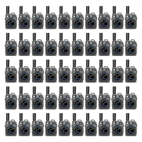 OMIZN 4G POC Walkie Talkie with SIM Card Included, Nationwide Push to Talk Radio with AES256 Encryption, AI Noise Reduction, SOS Alert for Business, Security & Warehouse Communication,50 Pack
