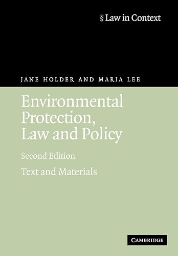 Environmental Protection, Law and Policy: Text and Materials