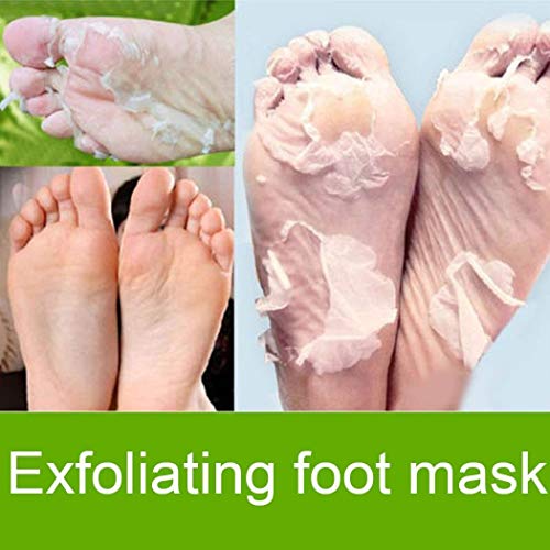 Foot peel, HOMEVOL foot mask exfoliating foot peel mask Remove Hard Dead Skin Cuticles Heel Anti Aging,2 Pack