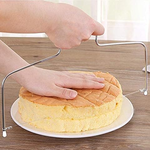 Smart Baking Cake Decorating Tools Set | Quality Adjustable Cake Leveller Cutting Wire | Cake Slicer Cover