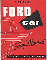 1956 FORD CAR & THUNDERBIRD REPAIR SHOP MANUAL B00435L7XC Book Cover