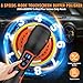Cordless Car Buffer Polisher, Car Polishing Kit with 21V 2 X 4.0Ah Batteries, Orbital Eccentric Buffers with 8 Variable Speed Up to 6000 RPM, 6IN Touchscreen Buffer for Car Detailing/Scratch Removing