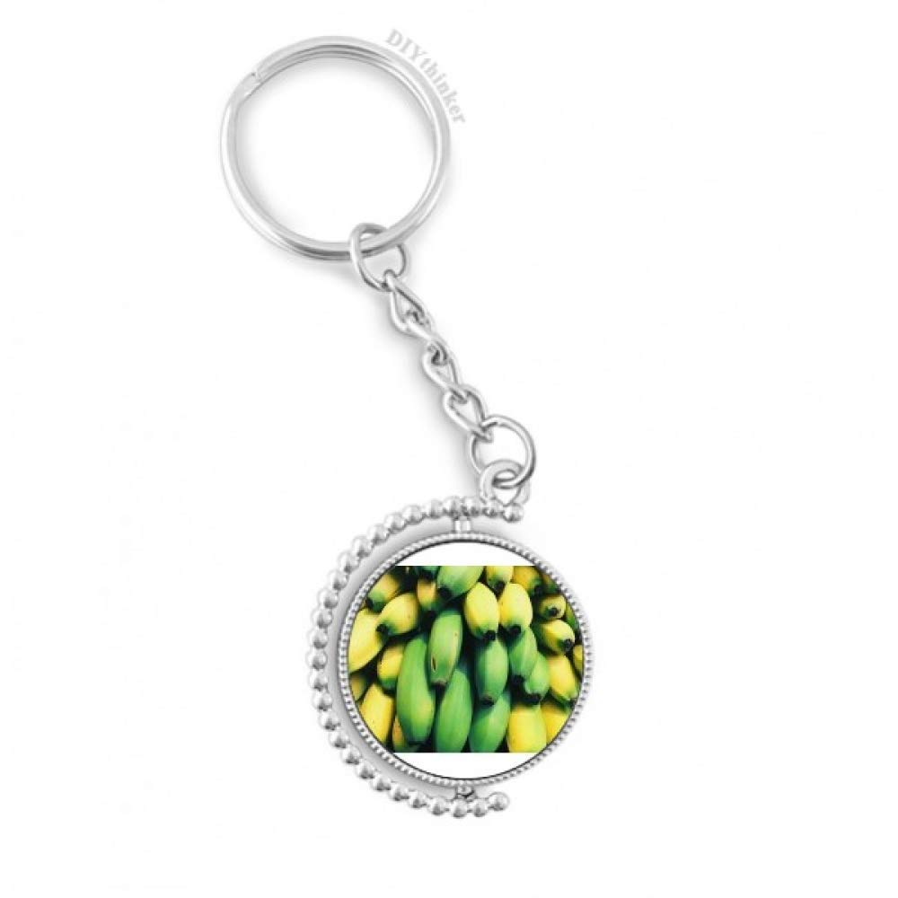 Porte-clés banane jaune original avec image rotative pour offrir