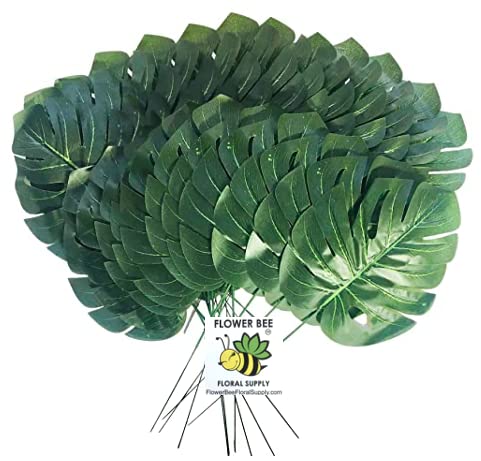 Package Of 24 Silk Palm Leaves #TOP1