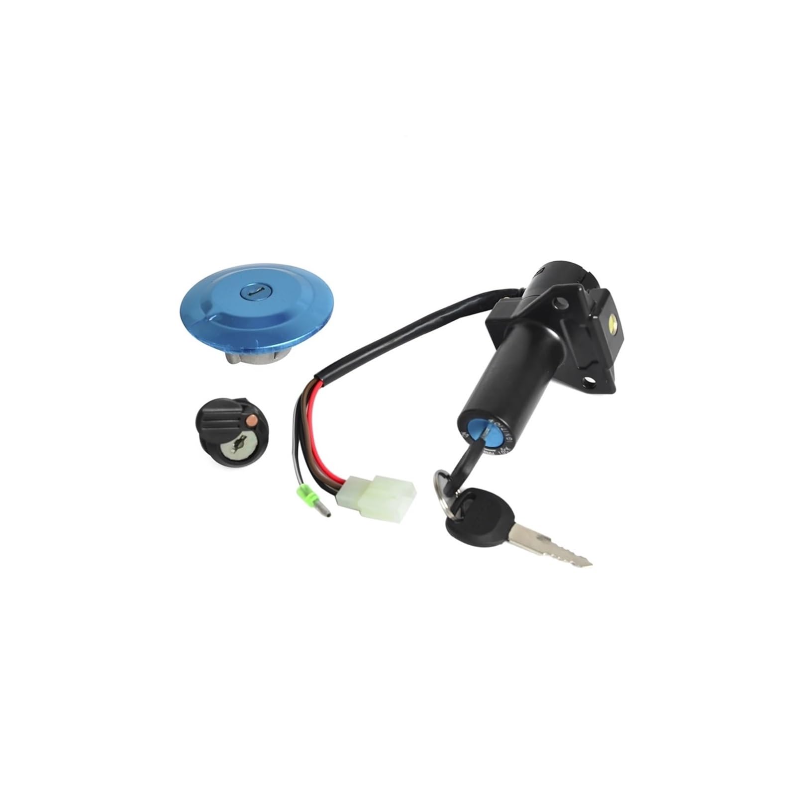 Interrupteur d'allumage YBR125 avec kit de serrures et bouchon de réservoir moto